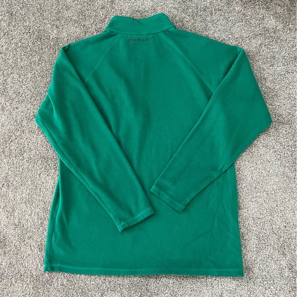 Vintage Oakley jacket womens medium green fleece pullover skater streetwear Y2K - Picture 6 of 11
